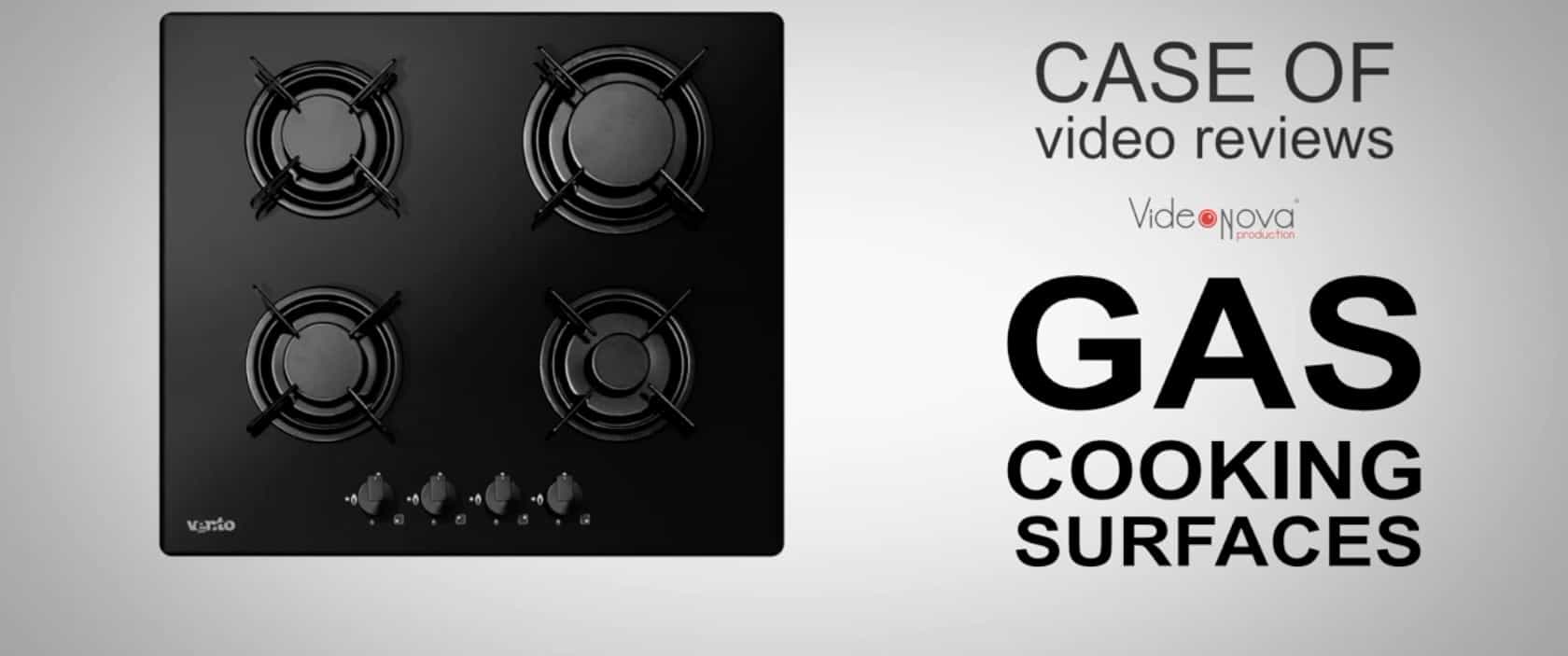 Case video review of large household appliances" Gas hob. Case"
